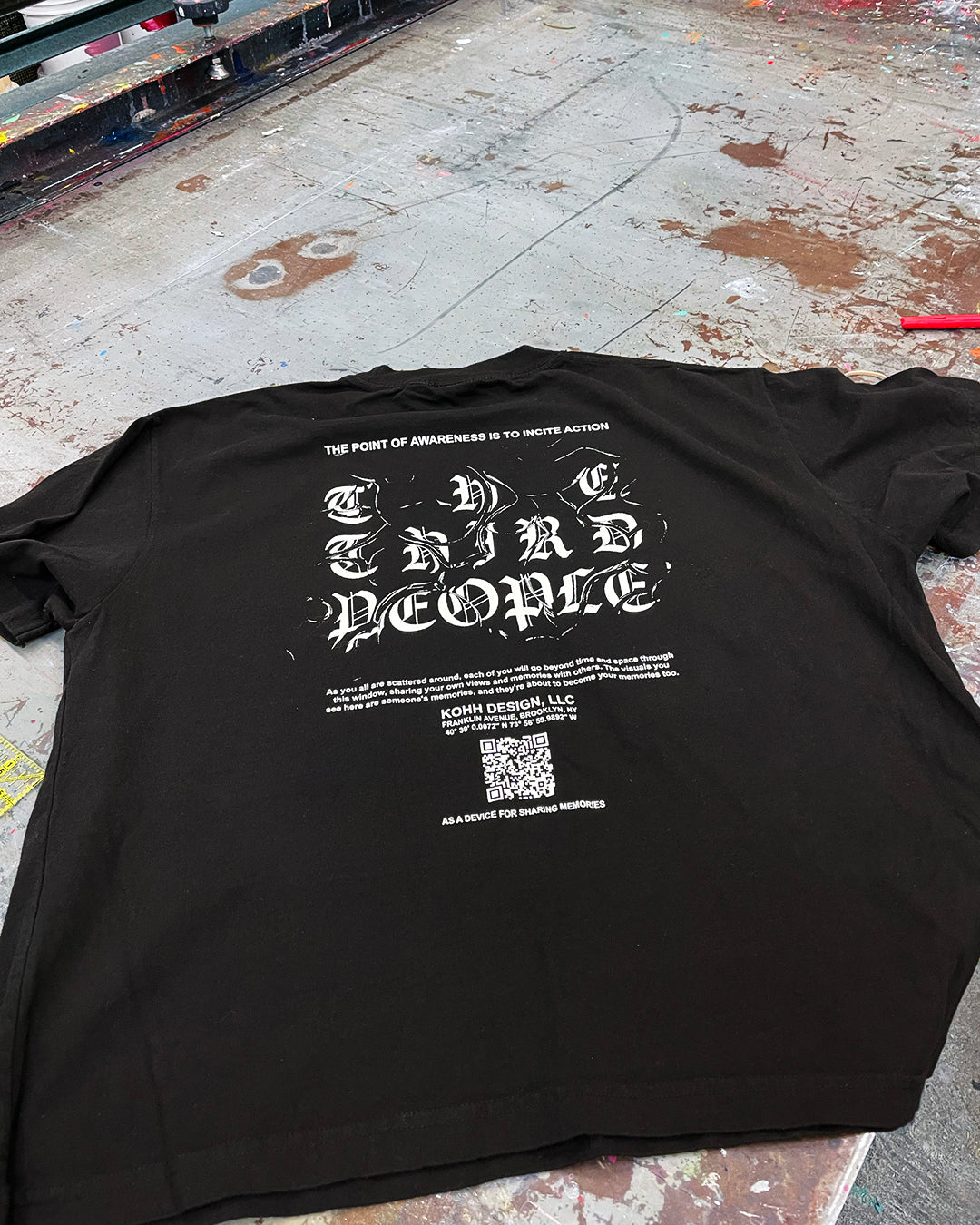 RIPPLE T-SHIRTS BLACK