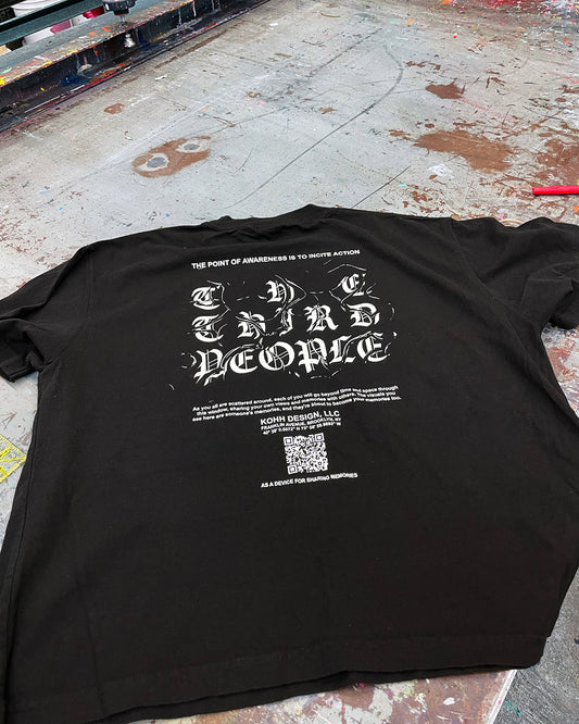 RIPPLE T-SHIRTS BLACK